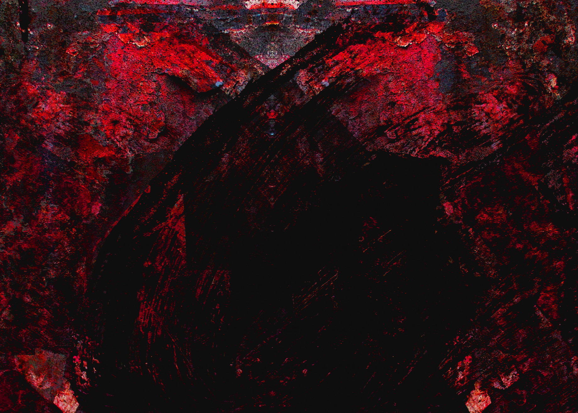 abstract red devil texture